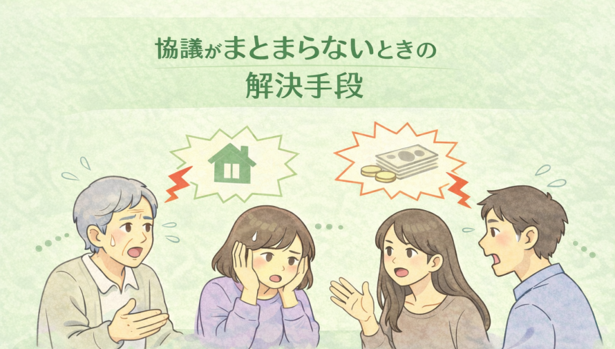 協議がまとまらないときの解決手段
