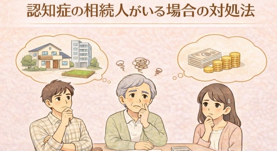 認知症の相続人がいる場合の対処法