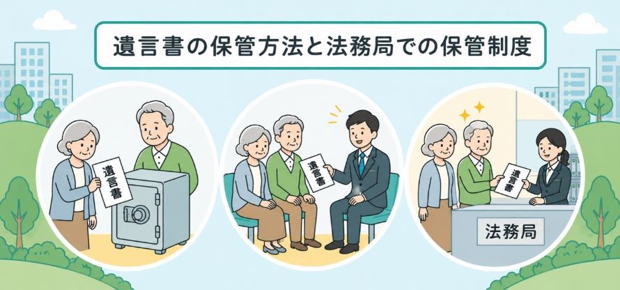 遺言書の保管方法と法務局での保管制度