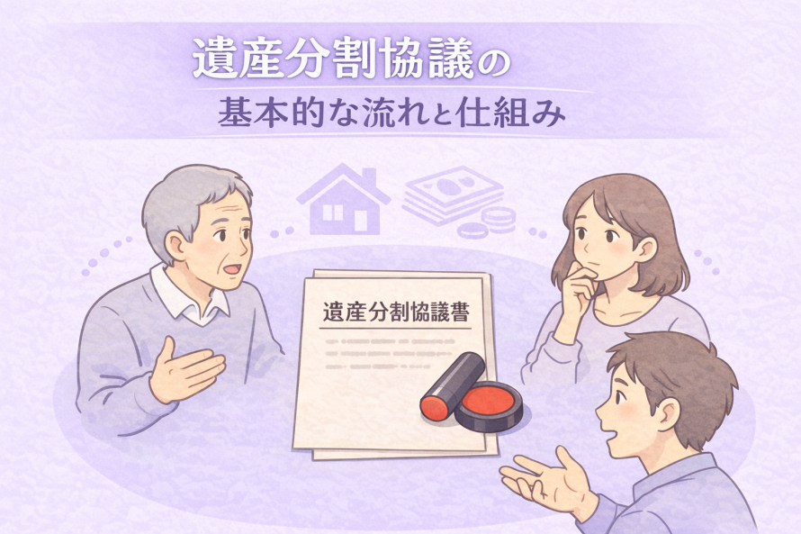 遺産分割協議の基本的な流れと仕組み