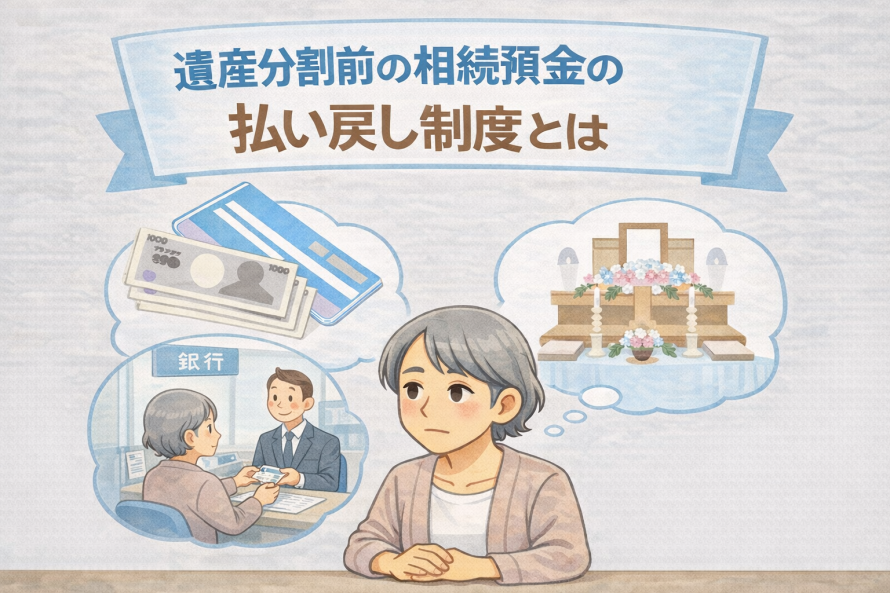 遺産分割前の相続預金の払い戻し制度とは