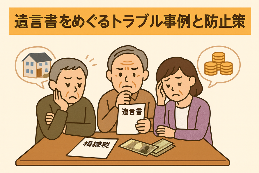 遺言書をめぐるトラブル事例と防止策